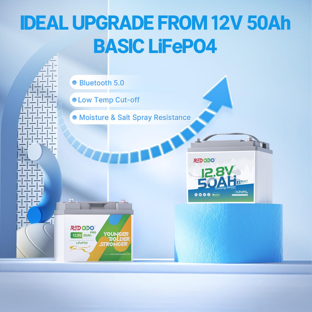 12V 50Ah LiFePO4 Deep Cycle Battery V37062