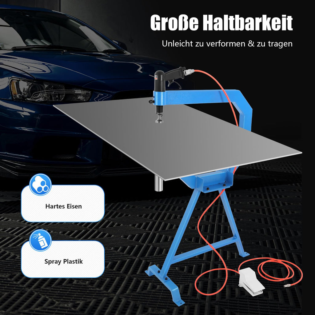 Pneumatic Planishing Hammer with 3 Anvils and Foot Pedal X896513