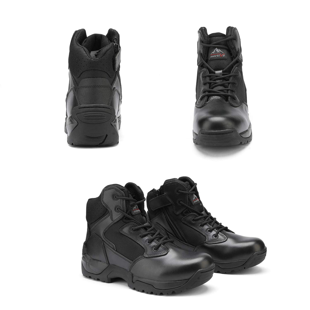 Mens Side Zip Work Boots X8921