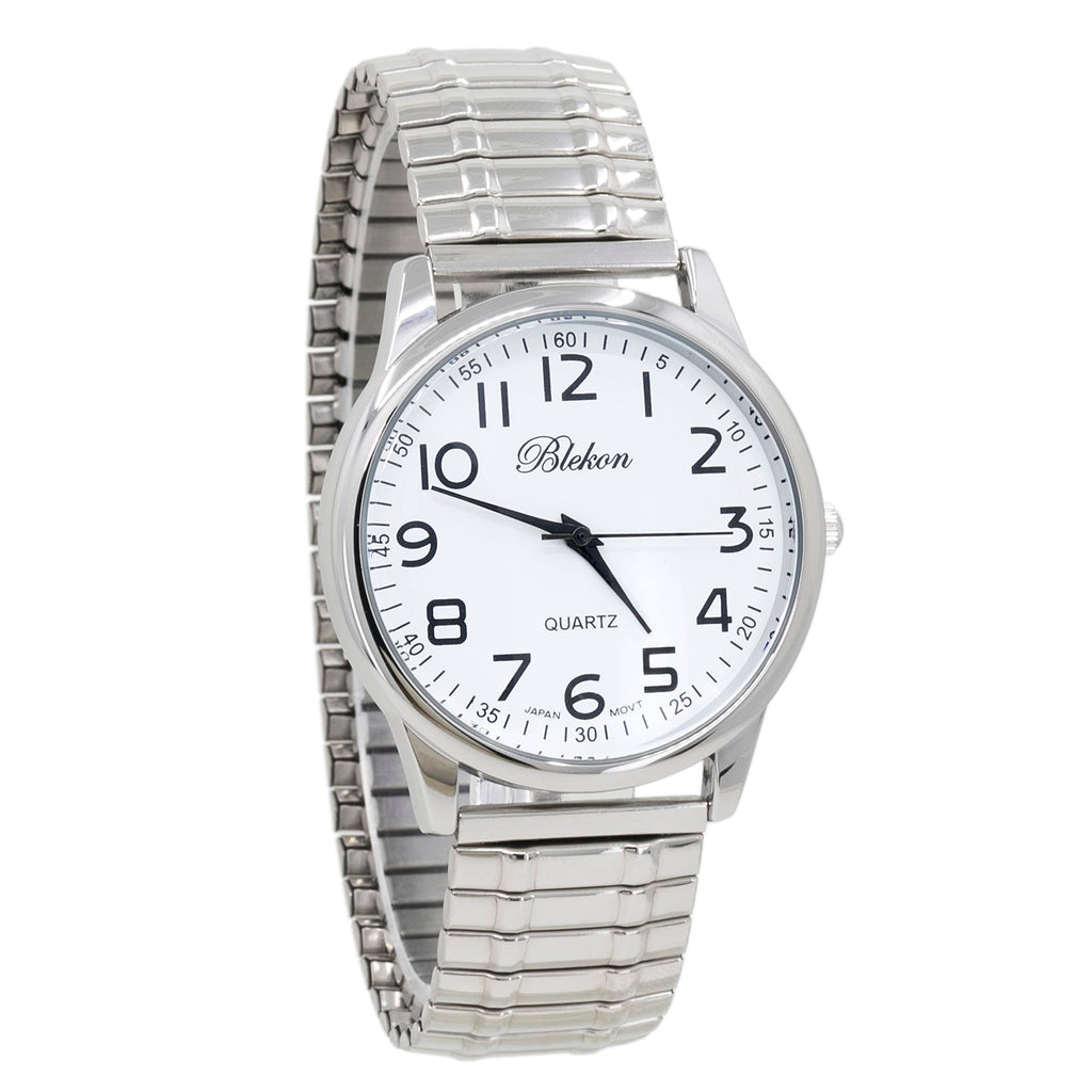 Large Face Easy to Read 40mm Japanese Quartz Stretch Band Watch G170311