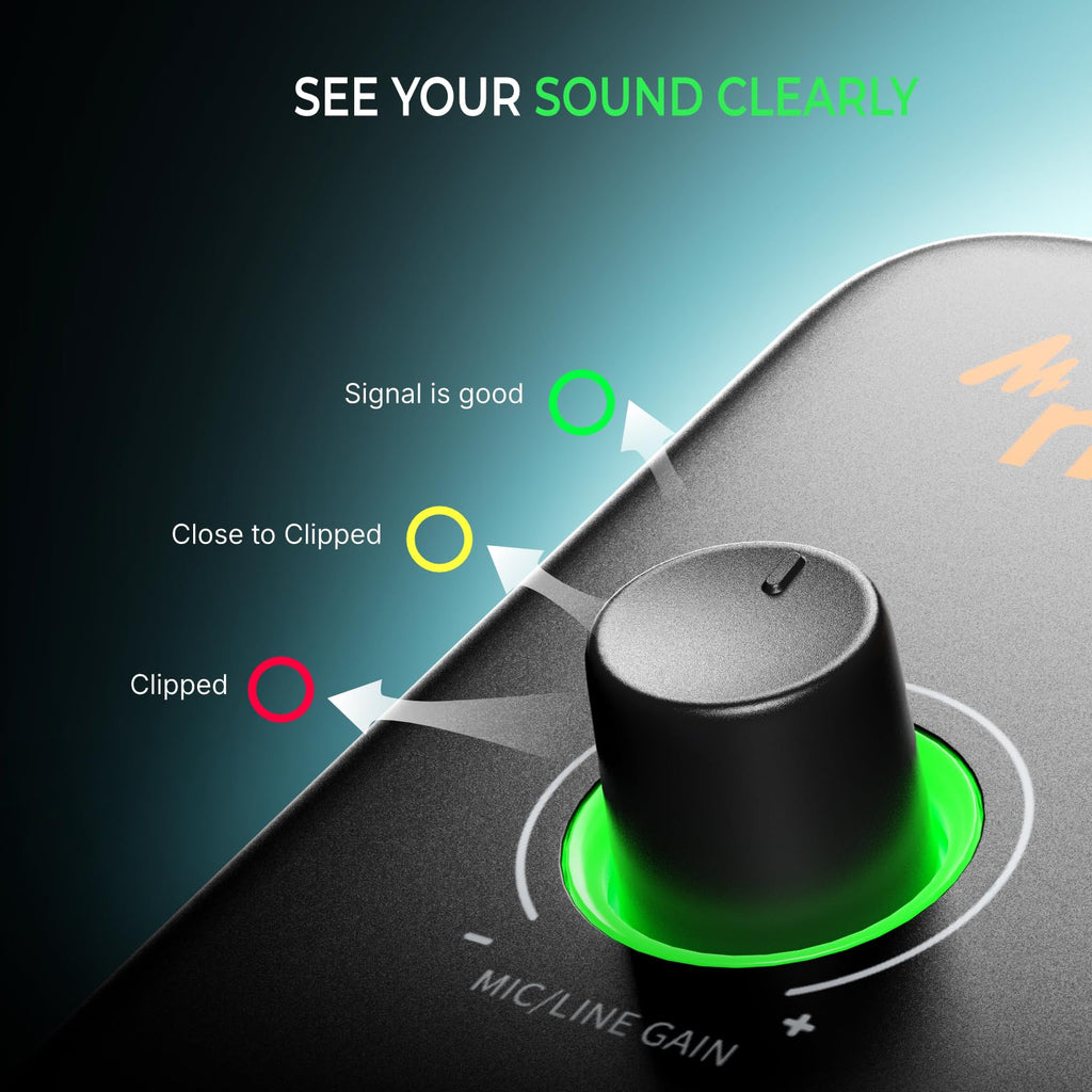 USB Audio Interface for Guitar & Vocals R4321