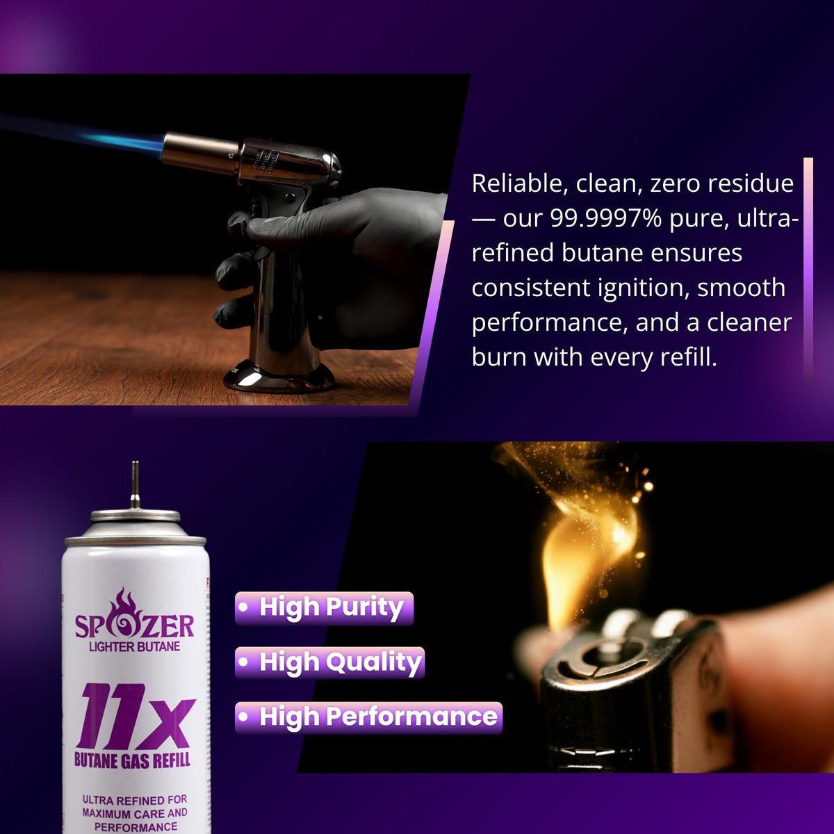 11X Butane Fuel Refill 300ml 12 Cans P92461