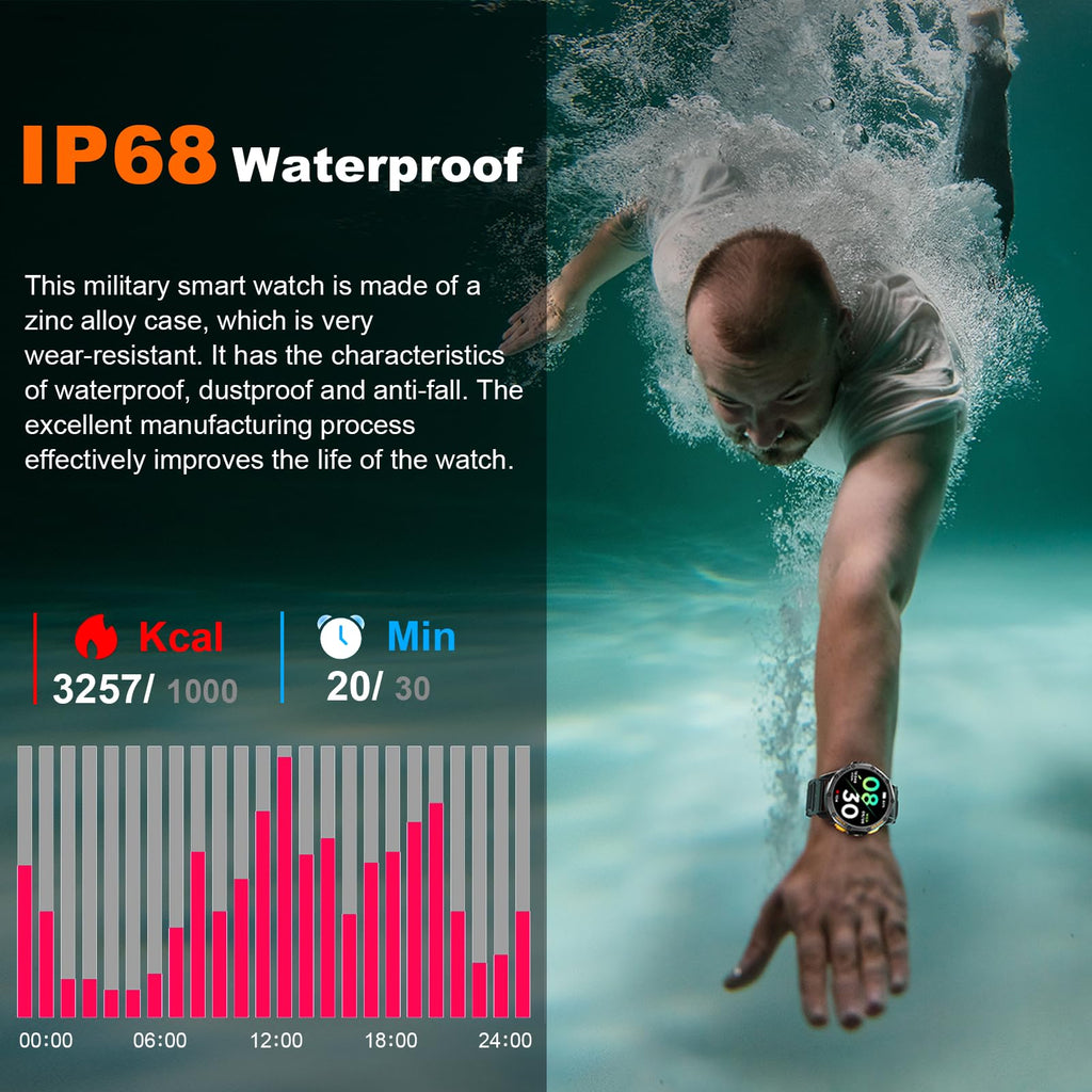Military Smart Watch with GPS Q687