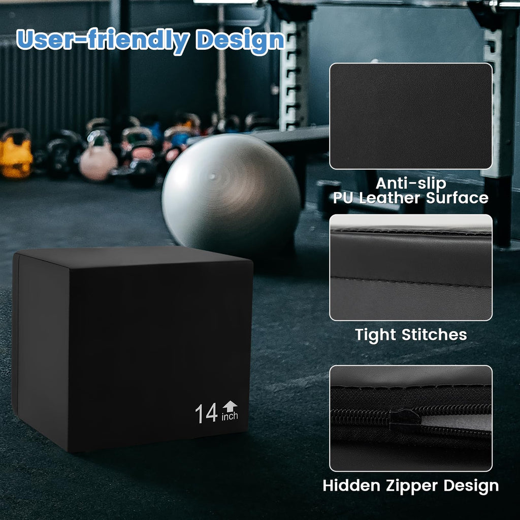 3 in 1 Foam Plyometric Jump Box A356