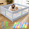 50 x 50 Inch Baby Playpen with Breathable Mesh U868648