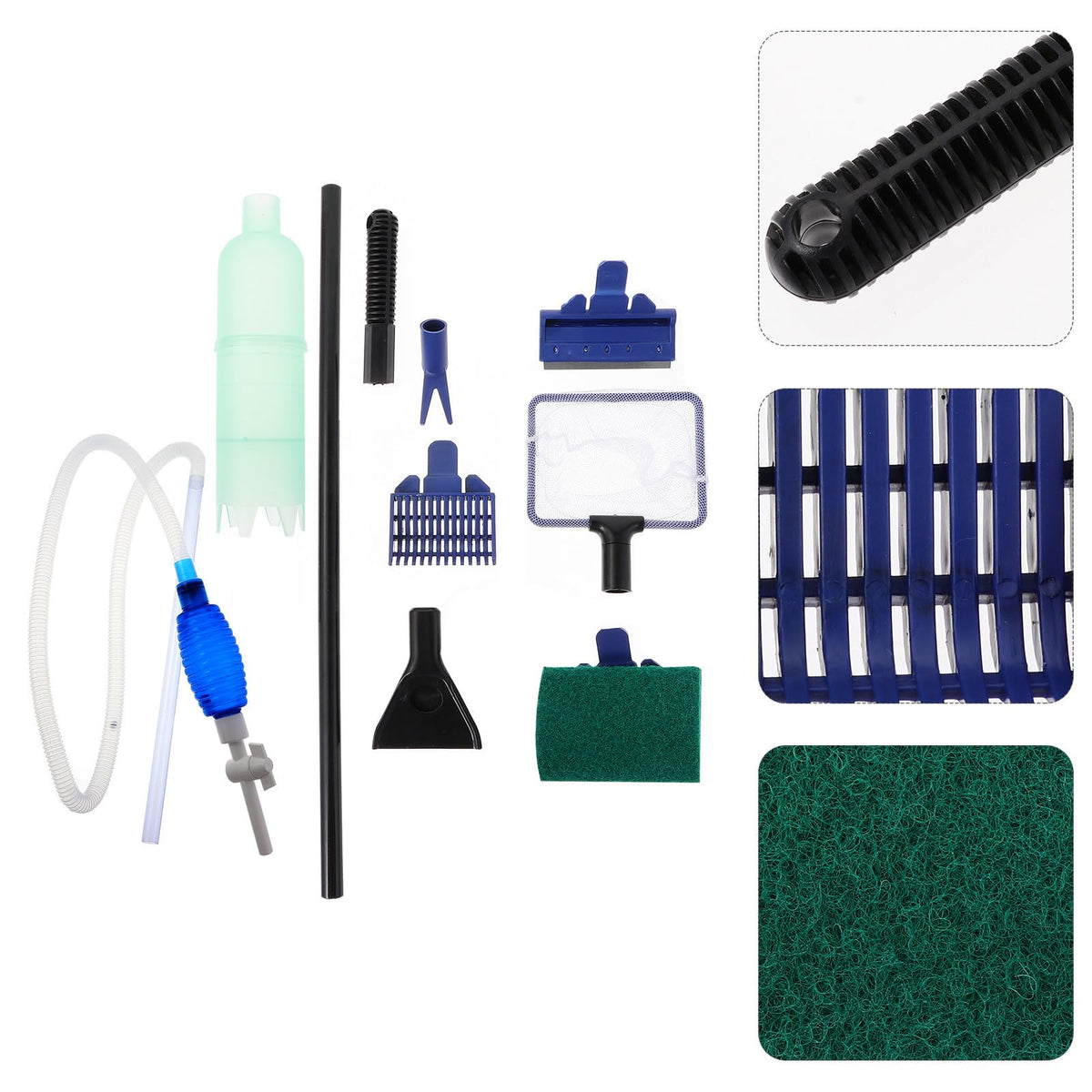 5 in 1 Fish Tank Siphon Cleaner Brush Set O9909