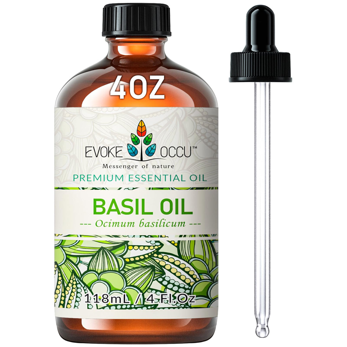 Basil and Lavender Essential Oil 4 Fl Oz H302