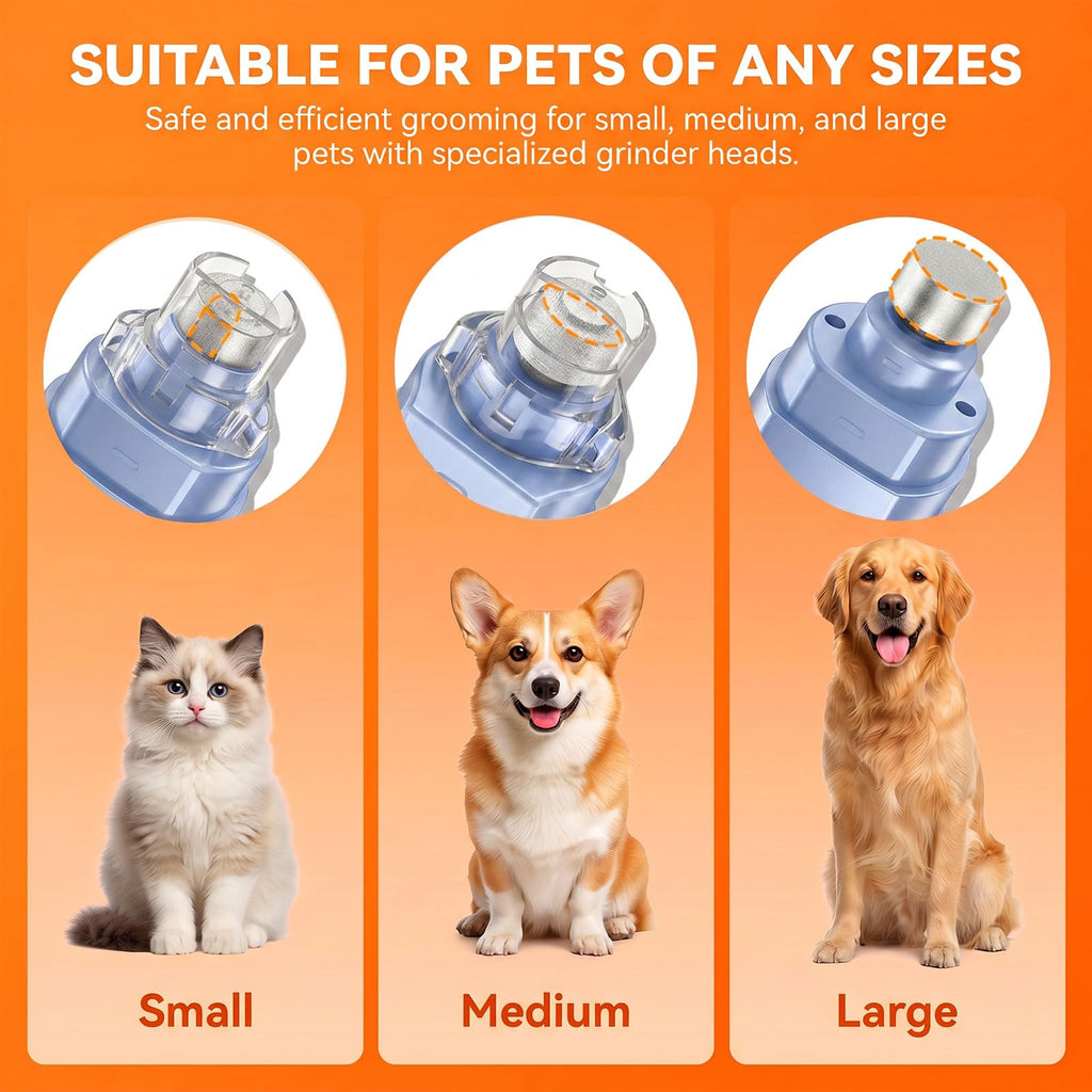 5-Speed Ultra Quiet Dog Nail Grinder with LED Light P28708
