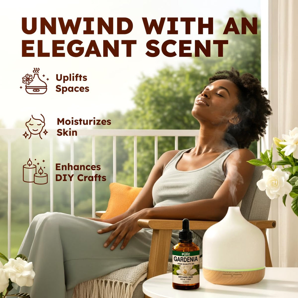 Gardenia & Lavender Essential Oil Set 2X 4 Fl Oz L7107