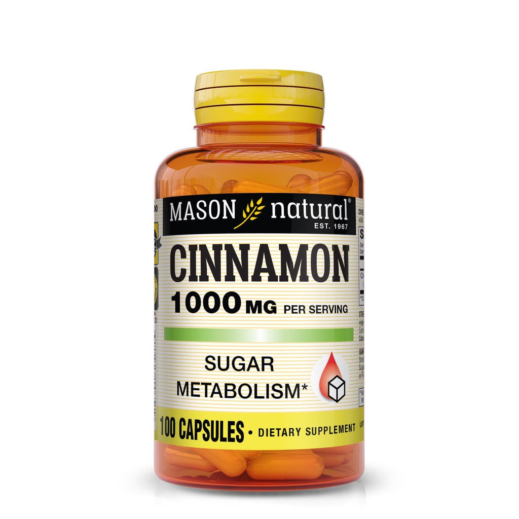 Cinnamon 1000 mg 100 Capsules Herbal Dietary Supplement S81584