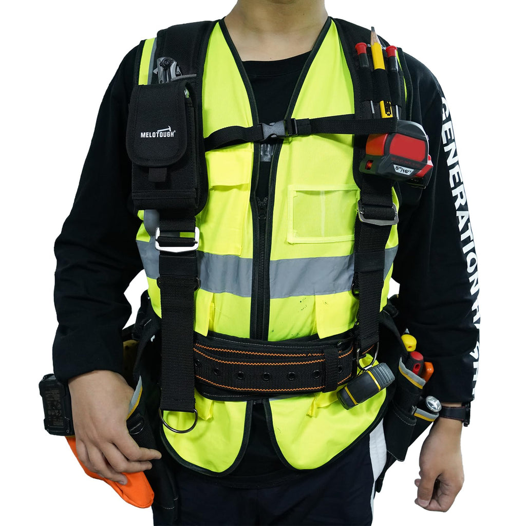 Tool Belt Suspenders Padded Work Suspension Rig O49259