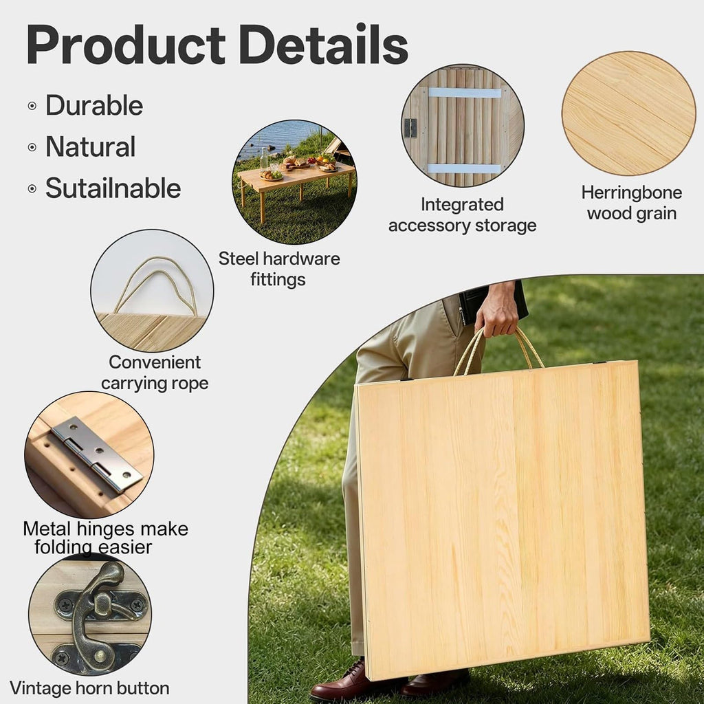 Wood Folding Picnic Table R441