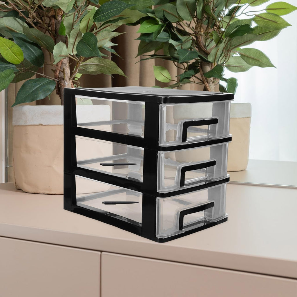 3 Drawer Plastic Desk Organizer K4957