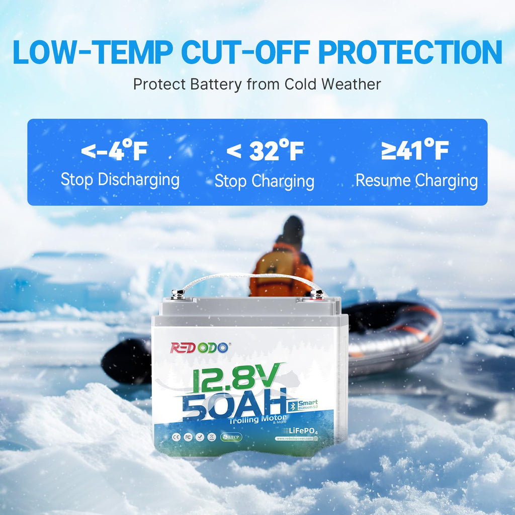 12V 50Ah LiFePO4 Deep Cycle Battery V37062