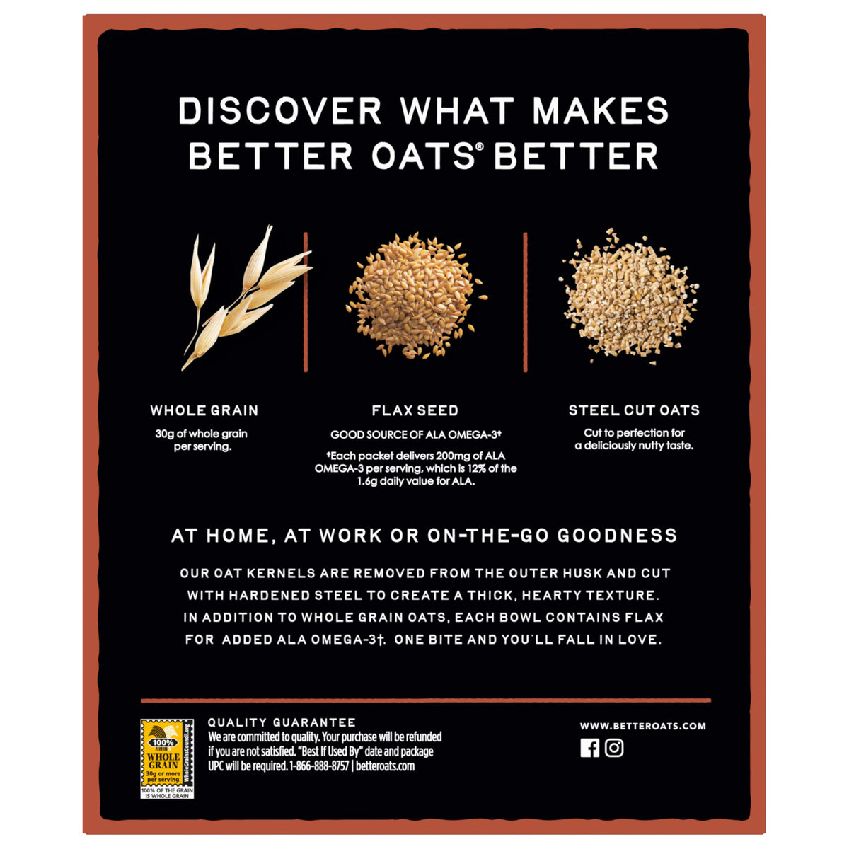 Steel Cut Maple & Brown Sugar Oatmeal 15.1 oz 6 Pack E88055