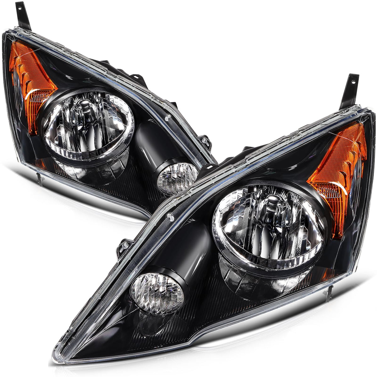 Chrome Housing Clear Corner Headlight Assembly A888145