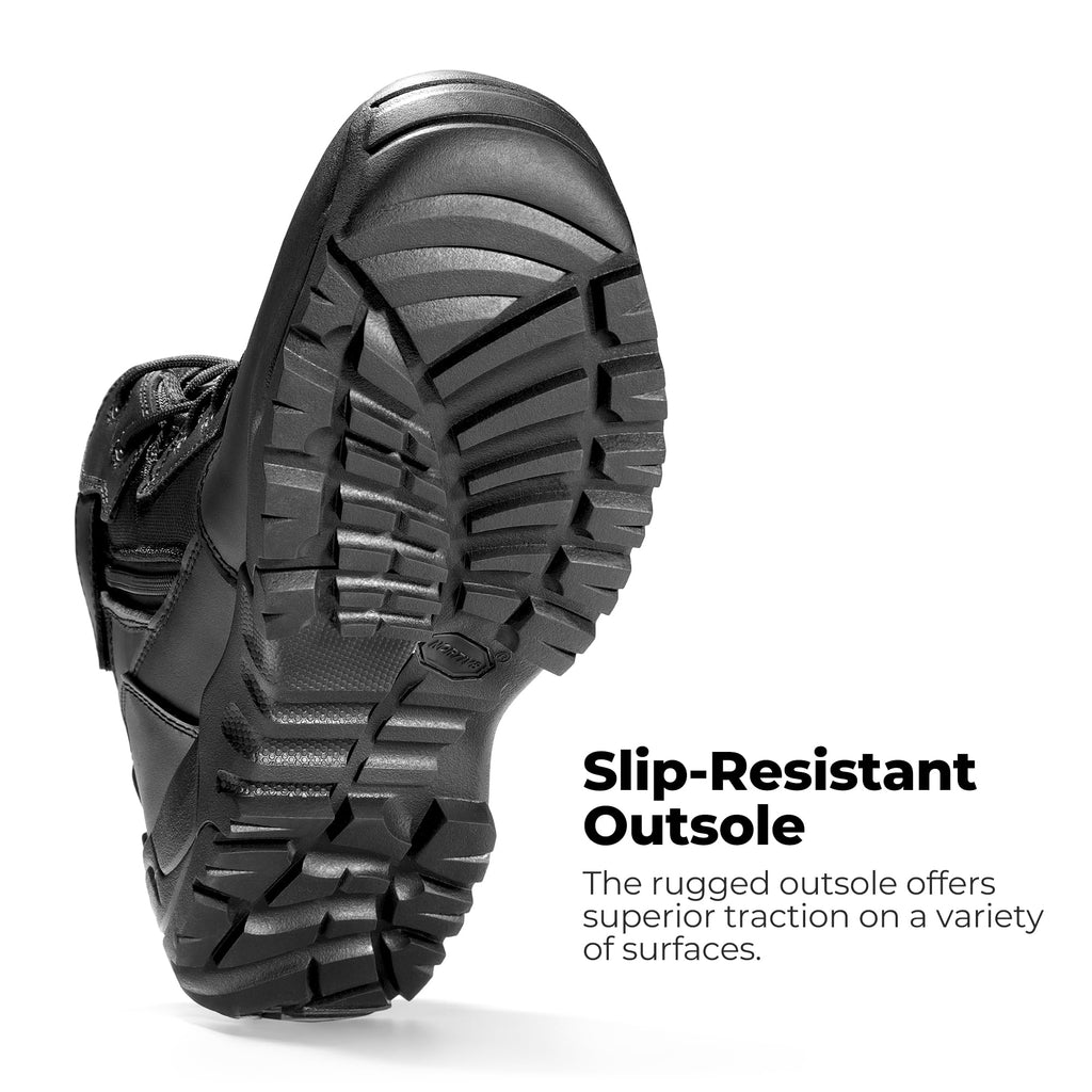 Mens Side Zip Work Boots X8921