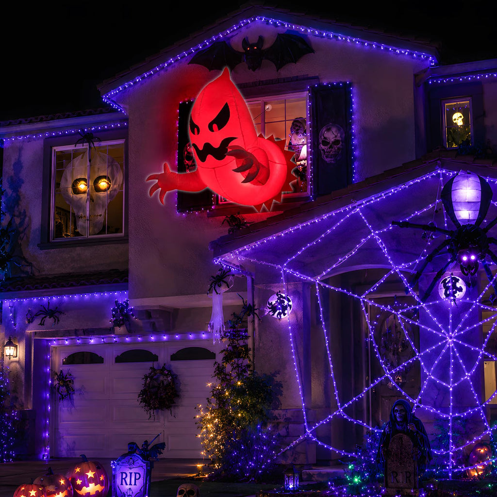 Halloween Ghost Inflatables Window Decorations J11579