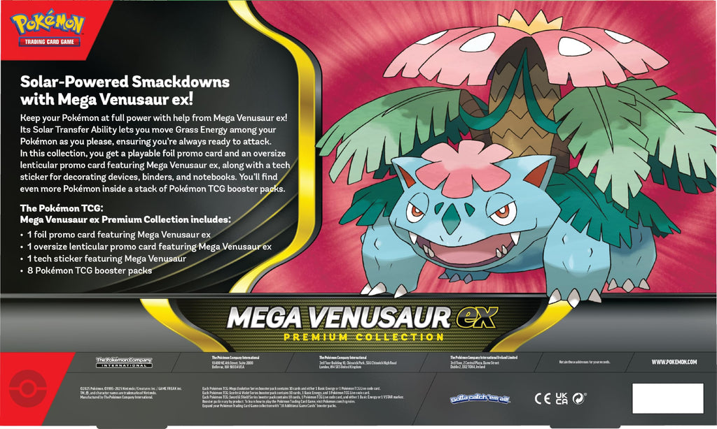 Pokémon TCG Mega Venusaur ex Premium Collection Box W9086
