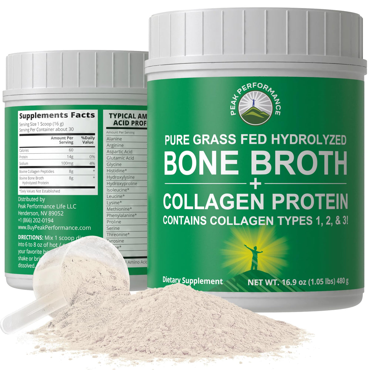 Bone Broth Collagen Protein Peptides Powder M572389