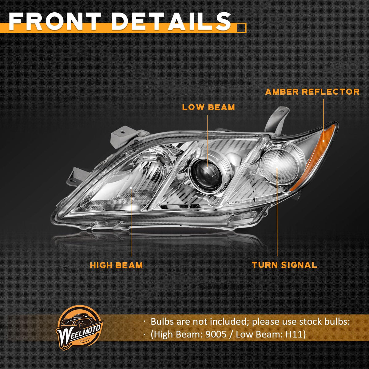 Anti-Fogging Headlights Assembly for Toyota Camry M155