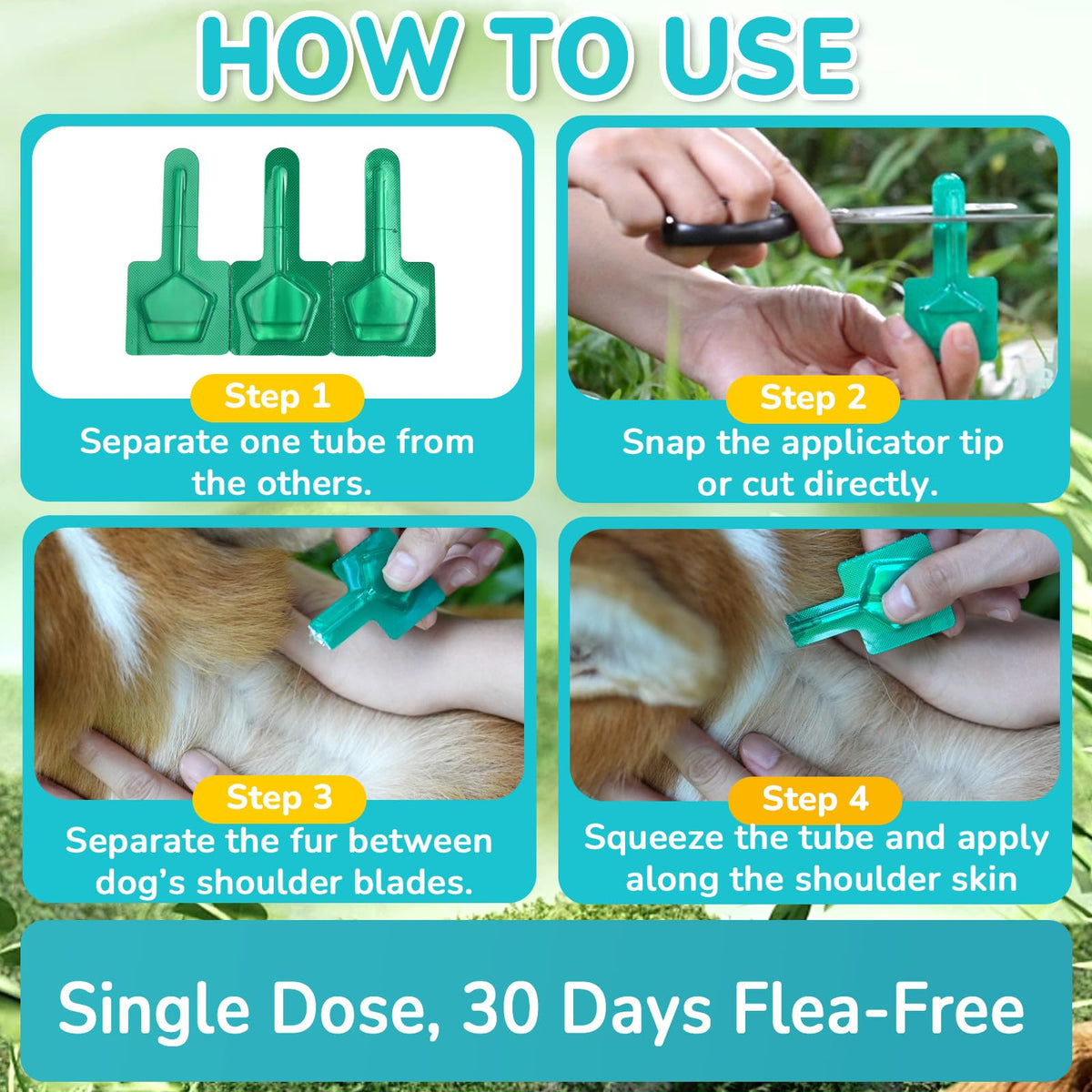 Flea and Tick Prevention for Medium Dogs F9586