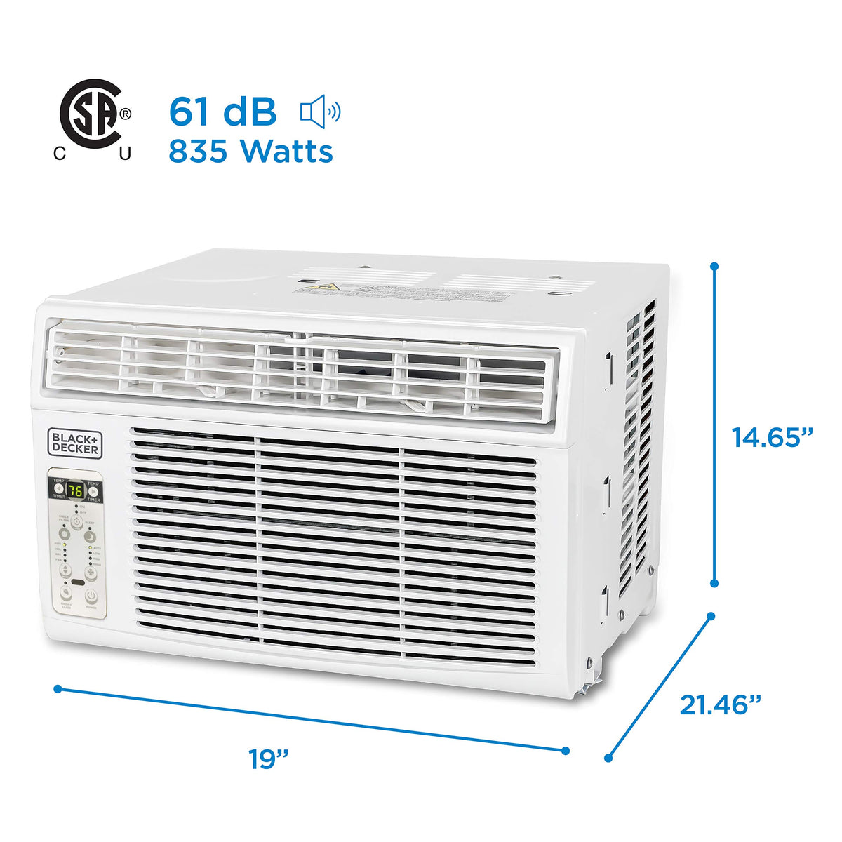 10000 BTU White Window Air Conditioner A1381