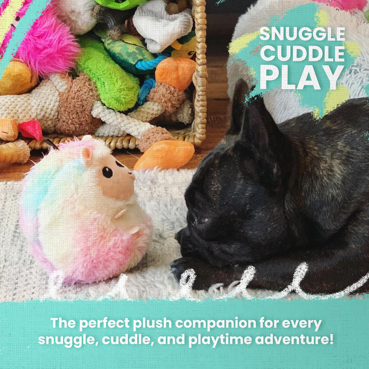 Dog Toy with Squeaker and Crinkle Y864661