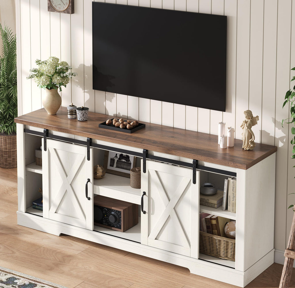White TV Stand F4252