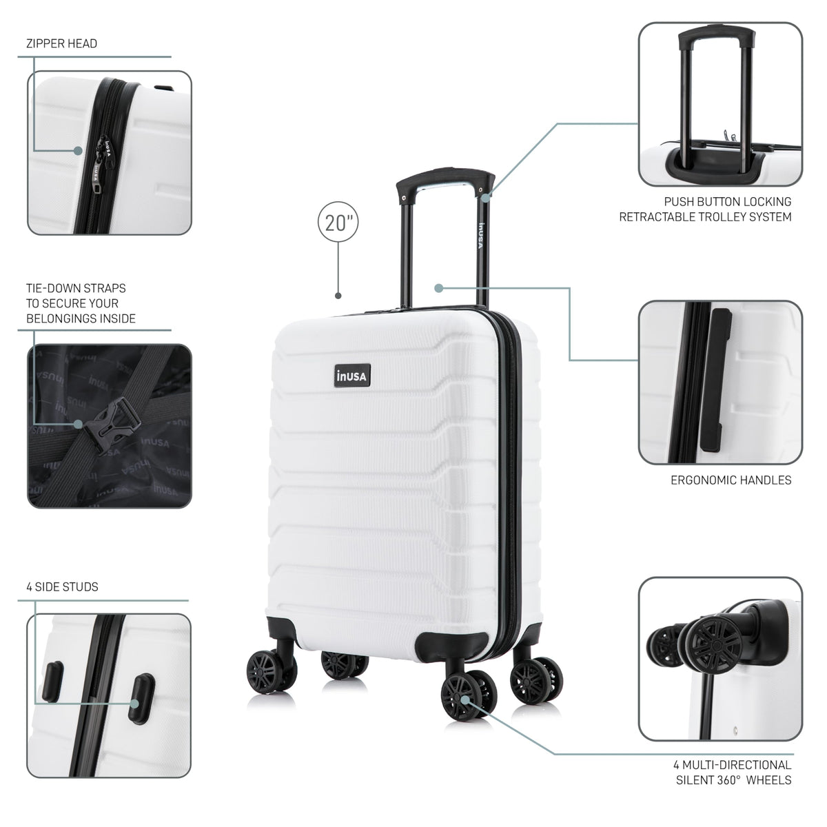 20-Inch Hardside Spinner Luggage F76179