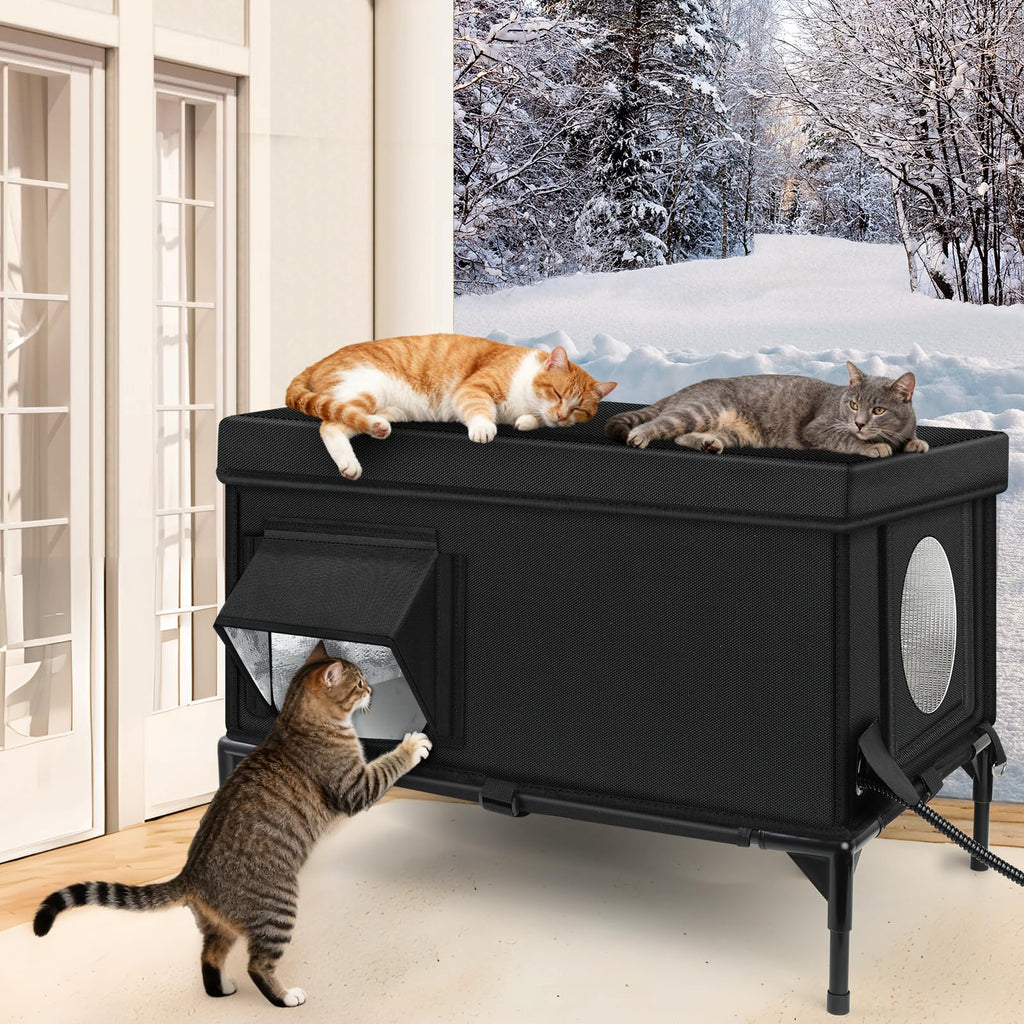 Insulated Heated Cat House X574349