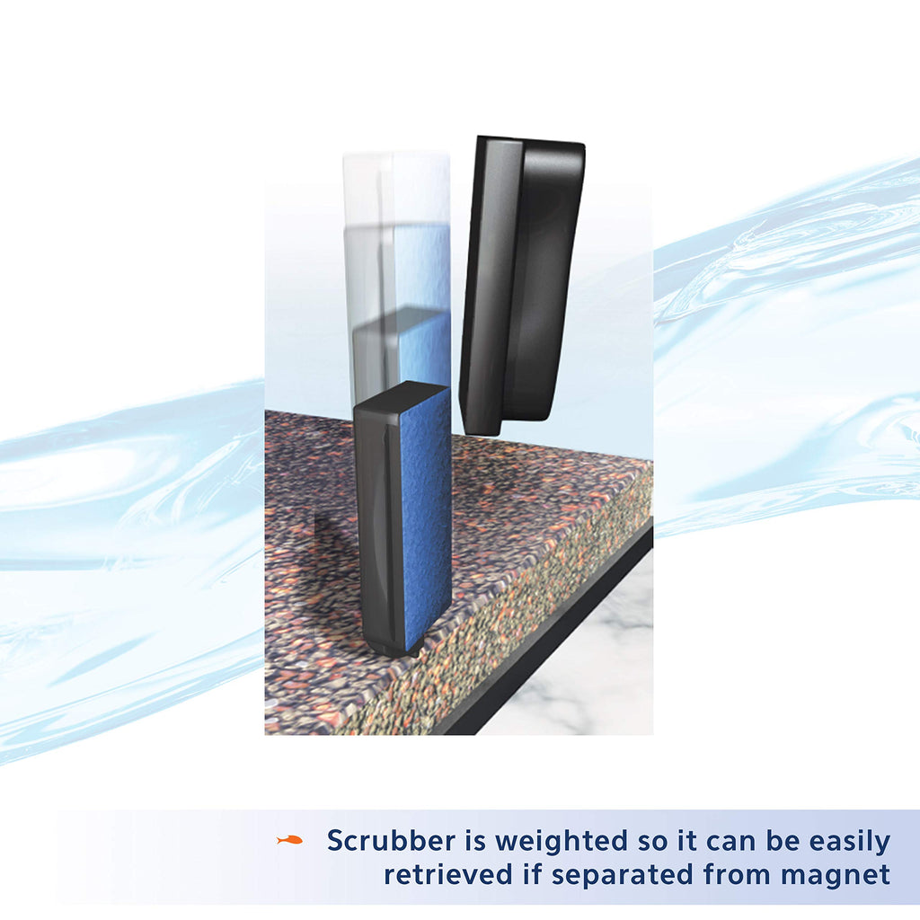 Aquarium Algae Scraper Magnetic Glass Cleaner T8970