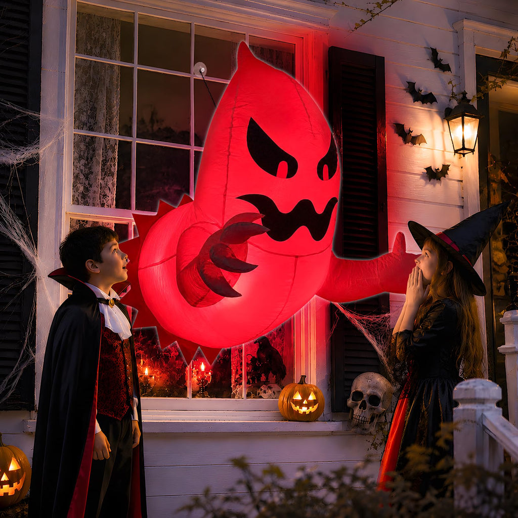 Halloween Ghost Inflatables Window Decorations J11579