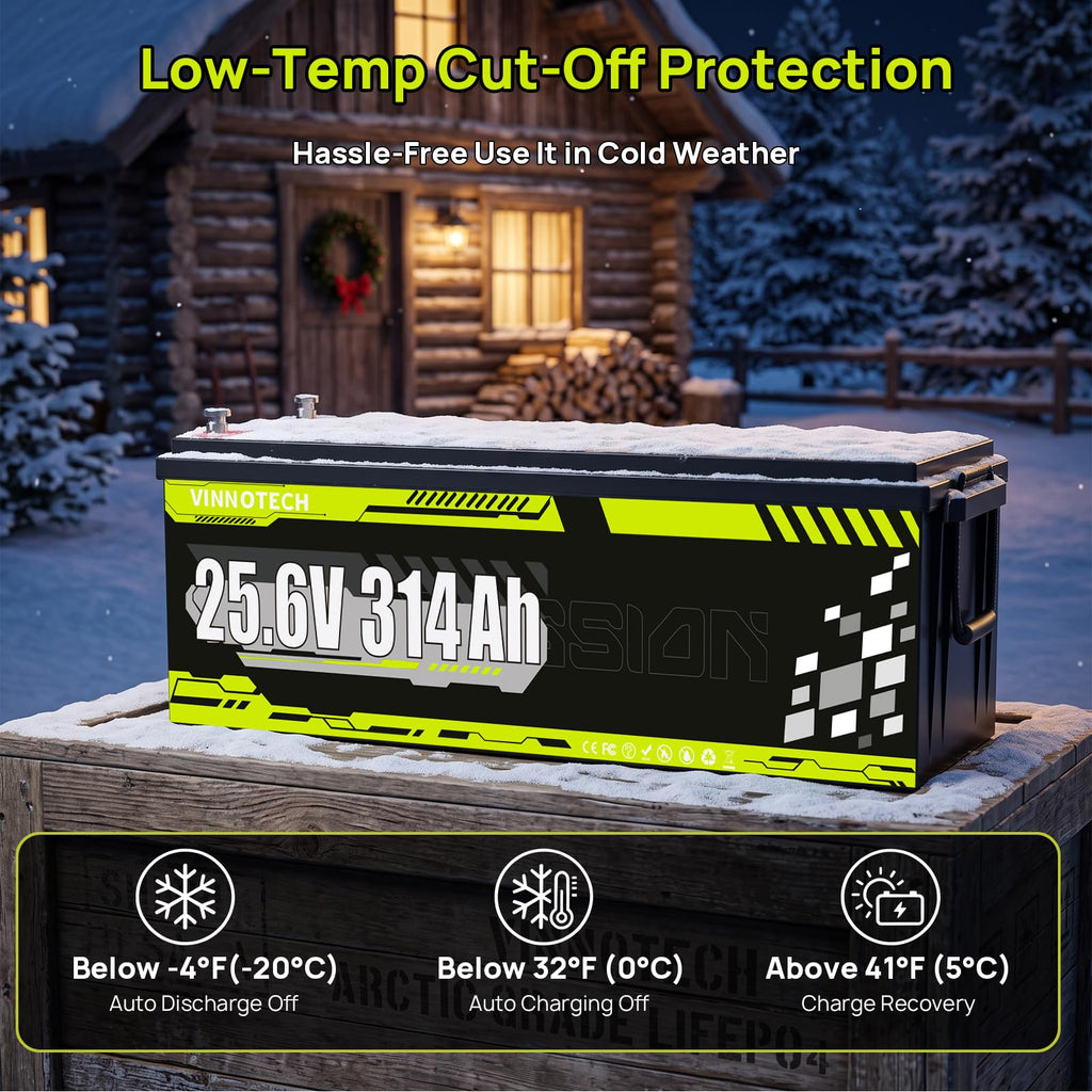 24V 300Ah LiFePO4 Lithium Battery with 200A Smart BMS I349222