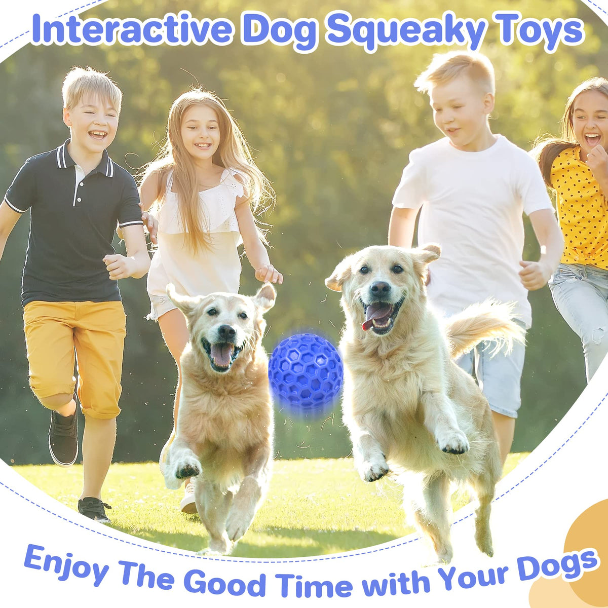 Squeaky Dog Ball Chew Toy S9862