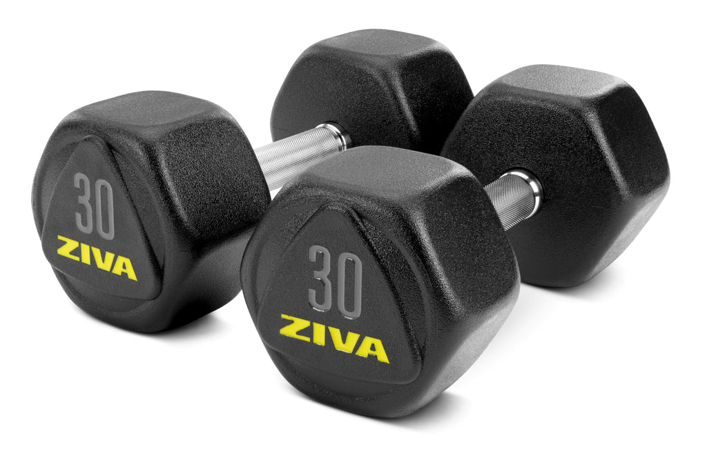 Hex Rubber Coated Dumbbells Z453789