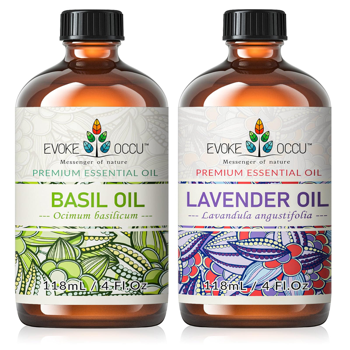 Basil and Lavender Essential Oil 4 Fl Oz H302