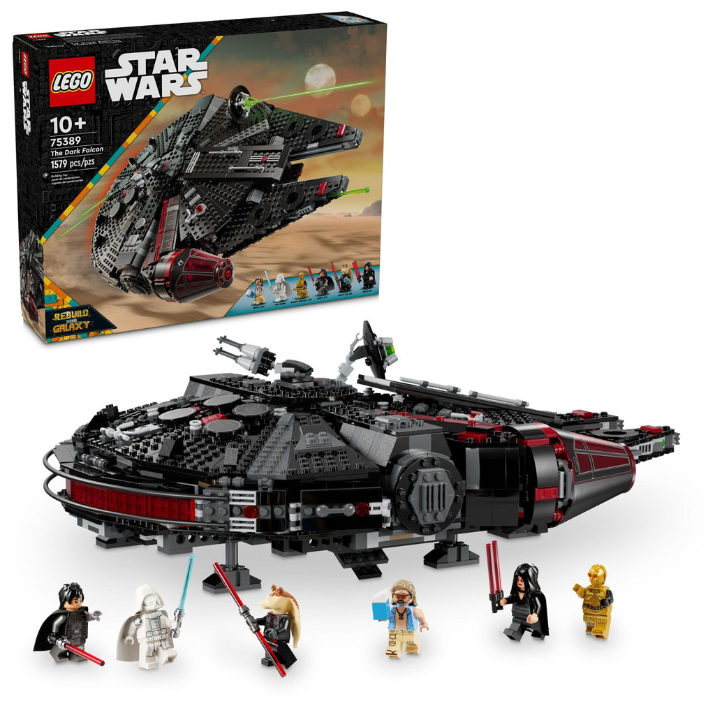 Buildable Starship Toy Set with 6 Minifigures N4464