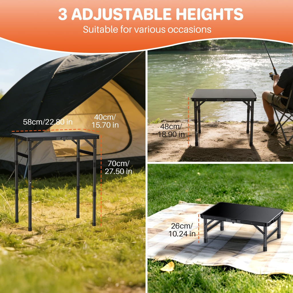 Waterproof Camping Tables with Plastic Tabletop M710