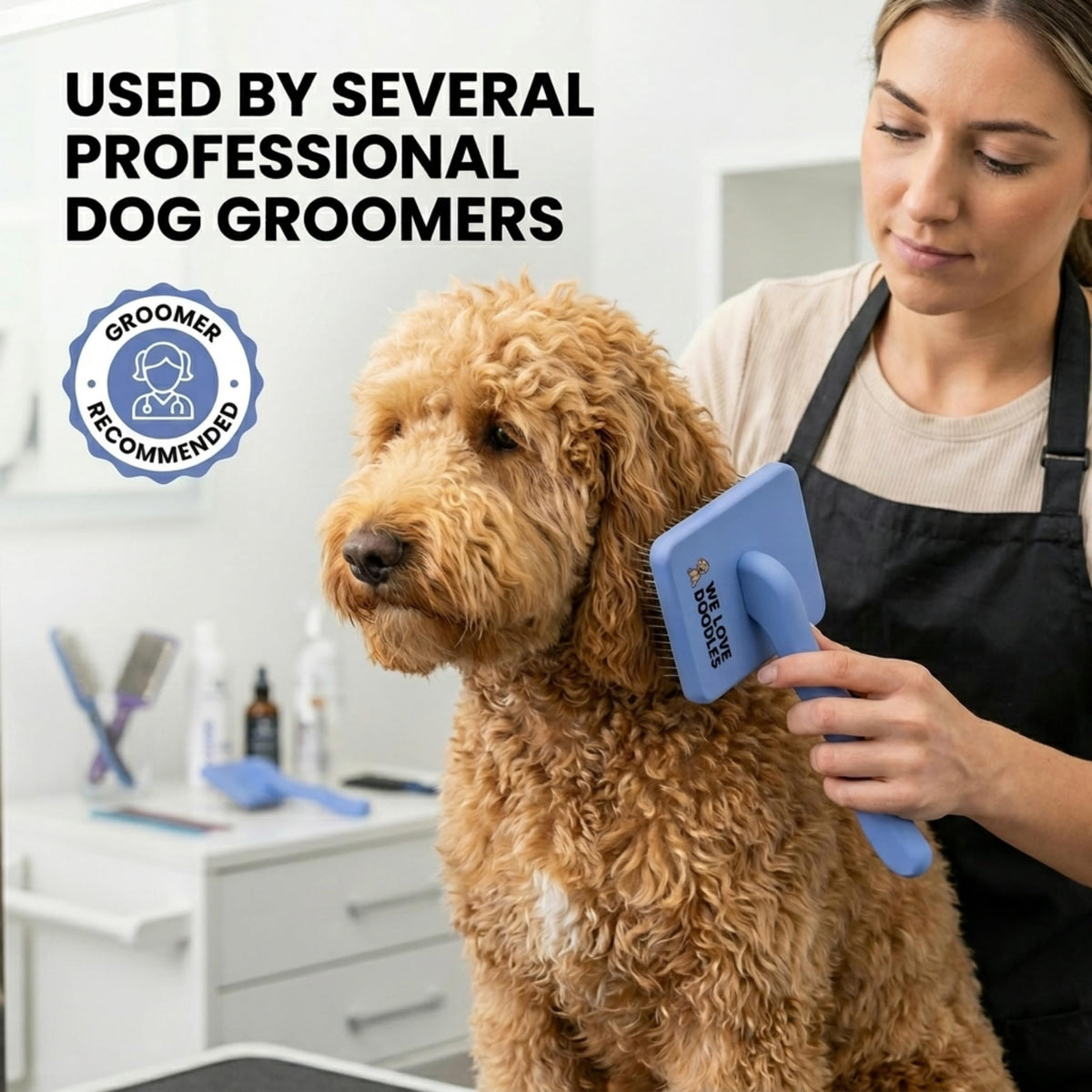 Dog Cologne & Perfume and Large Slicker Brush Bundle P5590