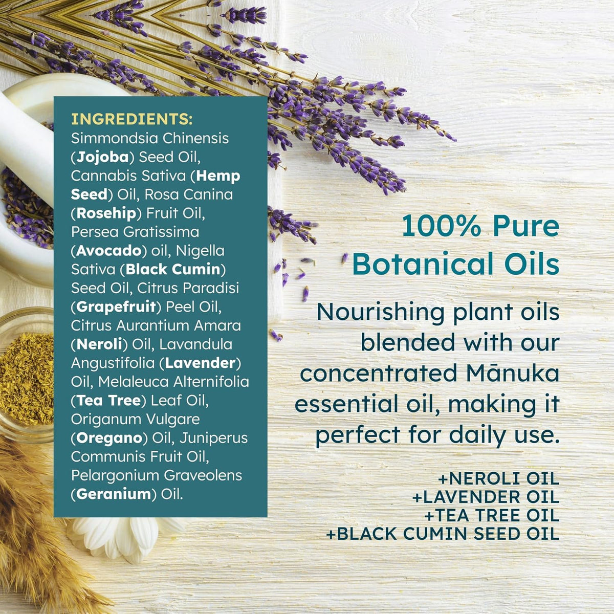 Manuka Honey Moisturizing Face Cream and Face Oil Bundle 1.7 oz W432