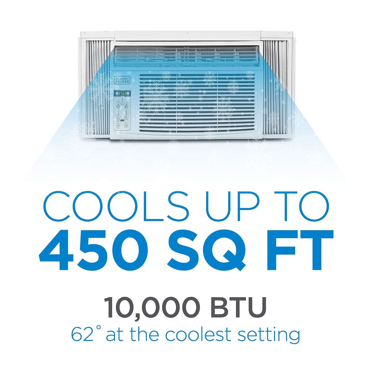10000 BTU White Window Air Conditioner A1381