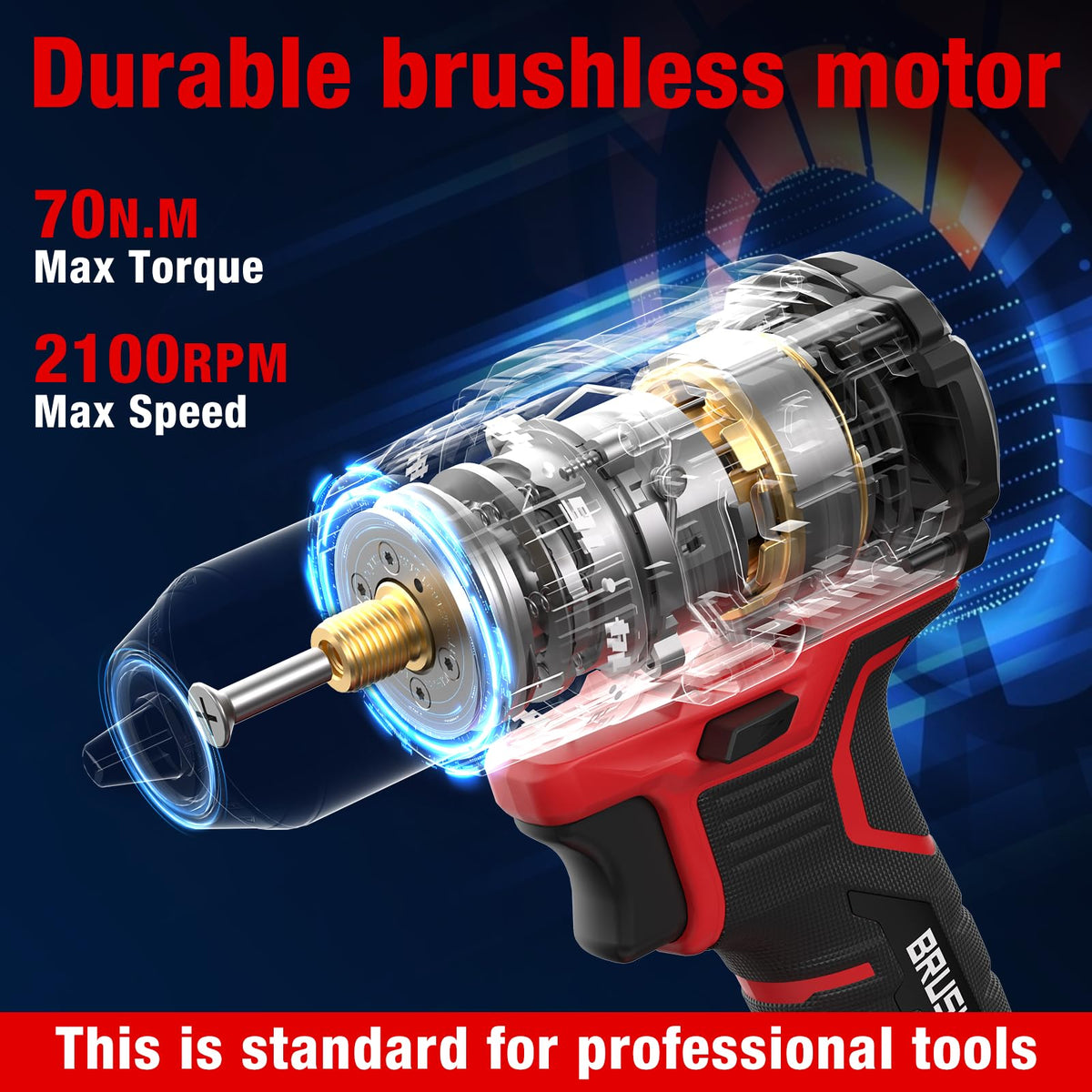 20V Cordless Drill Driver Kit with 2 Batteries U3918