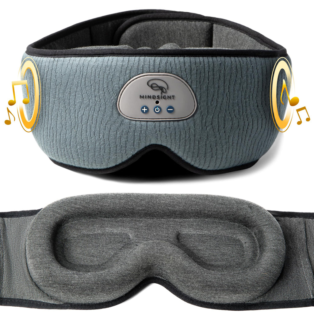 Blackout Sleep Mask with Bluetooth Headphones O393