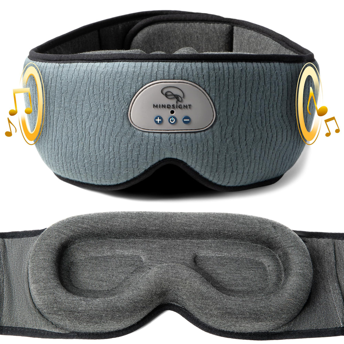 Blackout Sleep Mask with Bluetooth Headphones O393