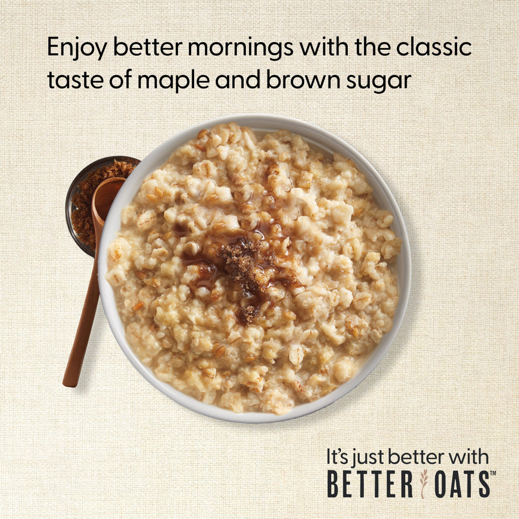 Steel Cut Maple & Brown Sugar Oatmeal 15.1 oz 6 Pack E88055