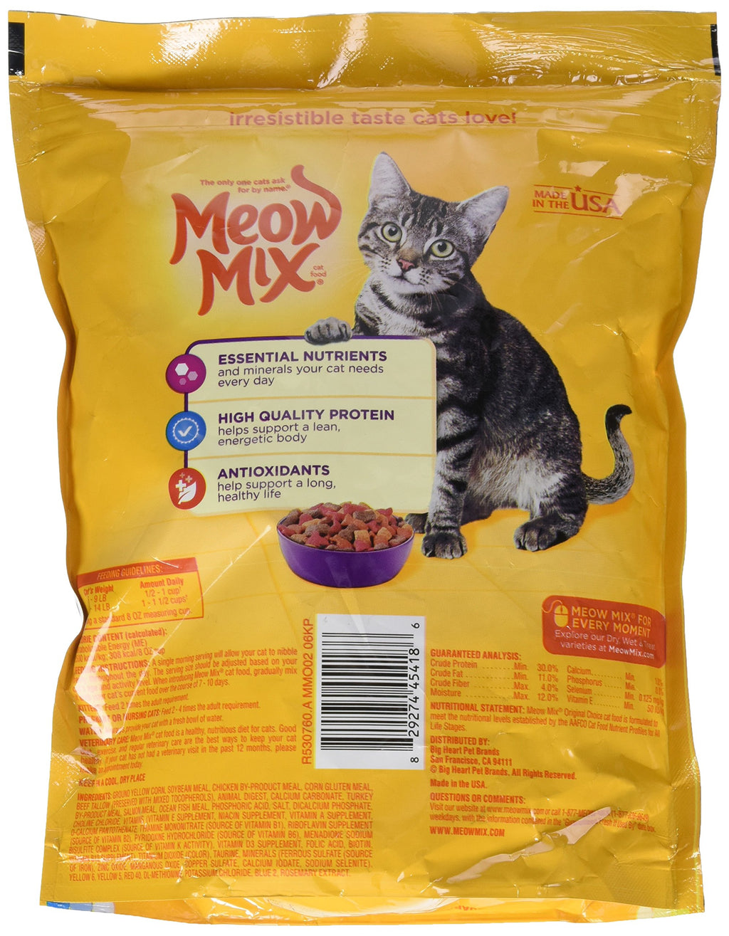 Original Dry Cat Food 18-Ounce B54909