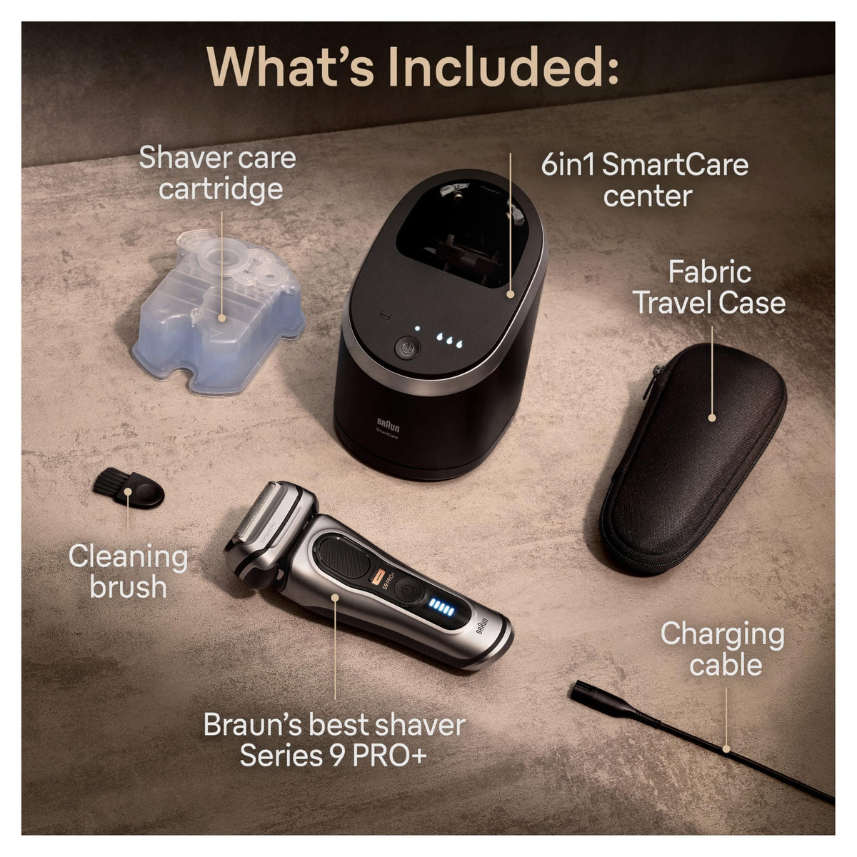 Electric Razor with 5 Shave Elements and Trimmer N6865
